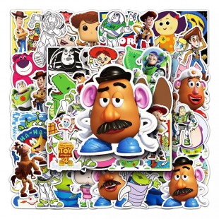 Set 50 Stickers Toy Story Personajes Decorativo Juguetes